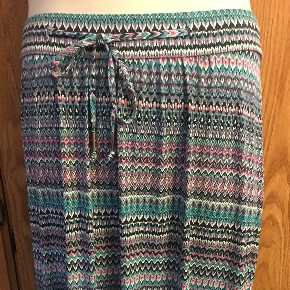 Lane Bryant Chevron print Maxi Skirt Size 22/24